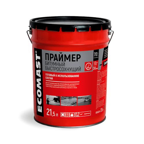 Праймер битумный б/сохн. 5 л ECOMAST