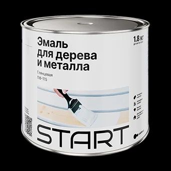Эмаль ПФ-115 белая 5 кг (Start, Сайвер)